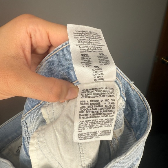 MOTHER The Insider Sneak Lost Art Jeans Blue Size 27 Stretchy Denim - Picture 7 of 9